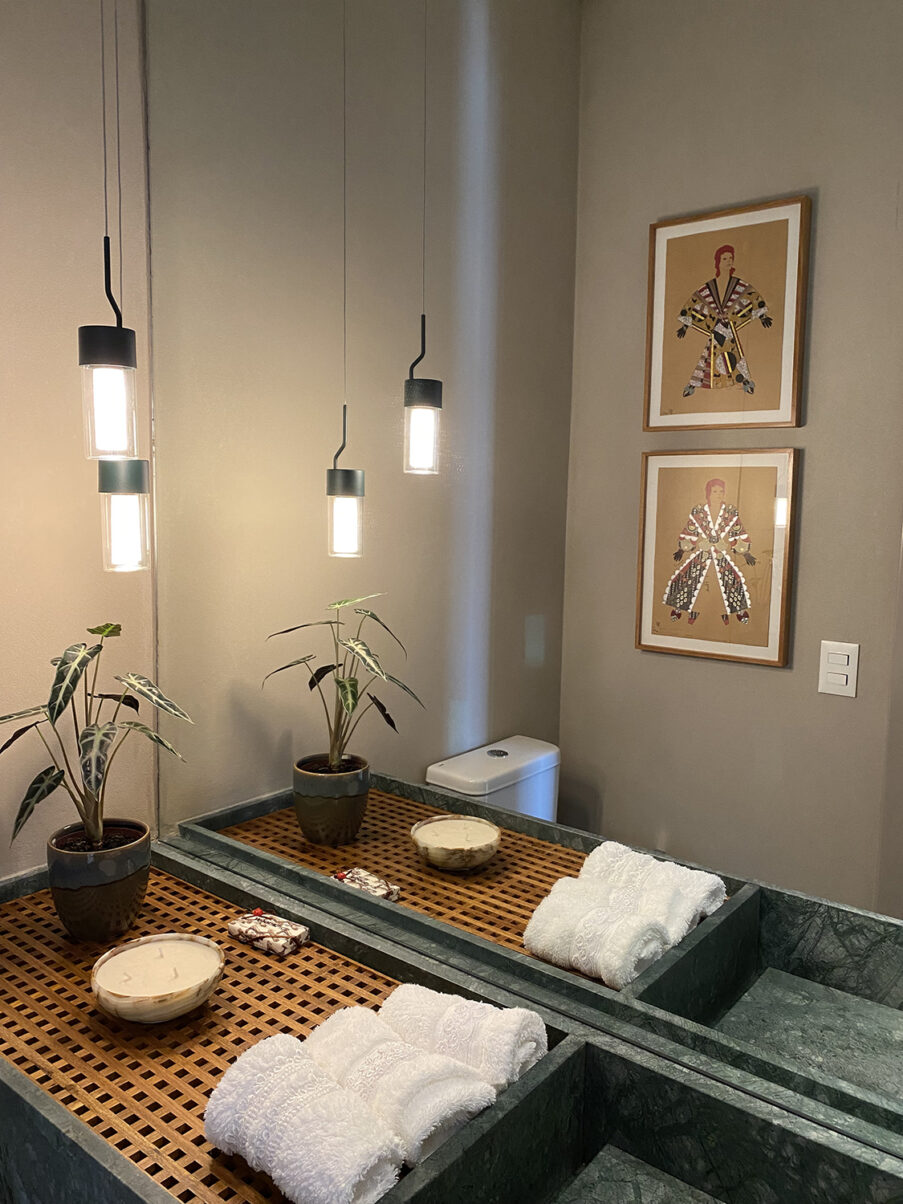 Loo with David Bowie